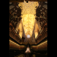 Sevilla, Catedral, Orgeln und Chorraum