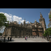 Sevilla, Catedral (Hauptorgel), Seitenansicht