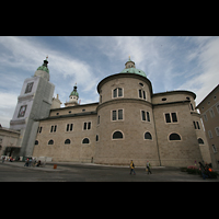 Salzburg, Dom (Hauptorgel), Seitenansicht