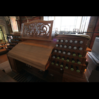 Salzburg, Dom (Venezianische Orgel), Spieltisch der Hauptorgel