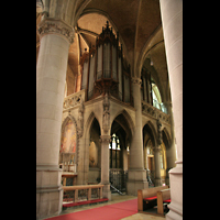 Linz, Maria-Empfängnis-Dom (Querschifforgel), Alte Orgel an der Vierung
