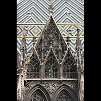 Wien (Vienna), Stephansdom (Orgelanlage), Dach-Detail