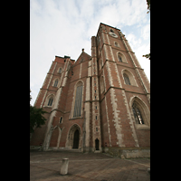 Ingolstadt, Liebfrauenmünster (Chororgel / Bach-Orgel, Fassade mit Türmen