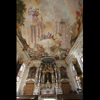 Ingolstadt, Asamkirche Maria de Victoria, Chor und Deckengemälde