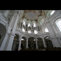 Neresheim, Abteikirche, Orgelempore