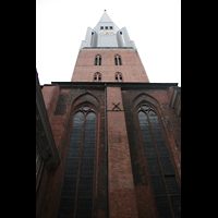 Hamburg, St. Jacobi (Hauptorgel), Turm und Seitenschiff