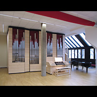 Köln (Cologne), Hochschule für Musik und Tanz, R109, Orgel mit Spieltisch