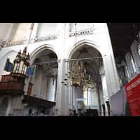 Transeptorgel undsüdliches Seitenschiff Amsterdam, Nieuwe Kerk, Transeptorgel undsüdliches Seitenschiff