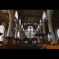 Innenraum in Richtung Westwand Amsterdam, Waalse Kerk (Oude Walenkerk), Innenraum in Richtung Westwand