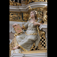 Figur links auf dem Rückpositiv Amsterdam, Waalse Kerk (Oude Walenkerk), Figur links auf dem Rückpositiv