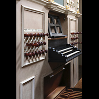 Spieltisch seitlich Amsterdam, Waalse Kerk (Oude Walenkerk), Spieltisch seitlich