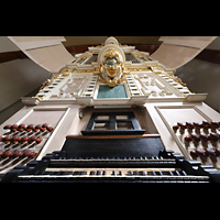 Spieltisch und orgel perspektivisch Amsterdam, Waalse Kerk (Oude Walenkerk), Spieltisch und orgel perspektivisch