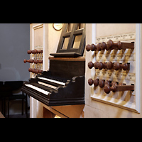 Spieltisch seitlich( beleuchtet) Amsterdam, Waalse Kerk (Oude Walenkerk), Spieltisch seitlich( beleuchtet)