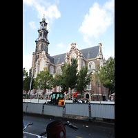 Ansicht vom Westermarkt von Süden Amsterdam, Westerkerk, Ansicht vom Westermarkt von Süden