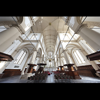 Innenraum in Richtung Chorbühne Amsterdam, Westerkerk, Innenraum in Richtung Chorbühne