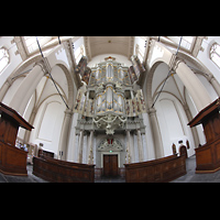 Westwand mit Hauptorgel Amsterdam, Westerkerk, Westwand mit Hauptorgel