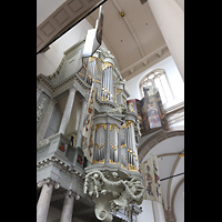 Orgel seitlich perspektivisch Amsterdam, Westerkerk, Orgel seitlich perspektivisch