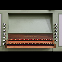 Spieltisch der Chororgel Amsterdam, Westerkerk, Spieltisch der Chororgel