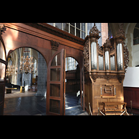 Chororgel und Lettner mit Blick ins Langhaus Groningen, Martinikerk, Chororgel und Lettner mit Blick ins Langhaus