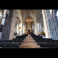 Hauptschiff in Richtung Orgel Groningen, Martinikerk, Hauptschiff in Richtung Orgel