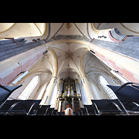 Blick ins Gewölbe und zur großen Orgel Groningen, Martinikerk, Blick ins Gewölbe und zur großen Orgel