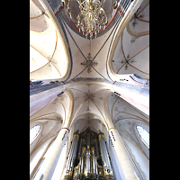 Blick ins Gewölbe und zur großen Orgel Groningen, Martinikerk, Blick ins Gewölbe und zur großen Orgel