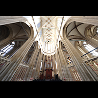 Chorraum und Blick ins Gewölbe Kampen, Sint Nicolas Bovenkerk, Chorraum und Blick ins Gewölbe