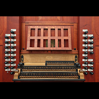 Spieltisch der Chororgel Kampen, Sint Nicolas Bovenkerk, Spieltisch der Chororgel