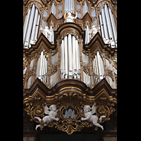 Rückpositiv und Hauptprospekt Kampen, Sint Nicolas Bovenkerk, Rückpositiv und Hauptprospekt