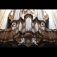 Rückpositiv und Hauptprospekt Kampen, Sint Nicolas Bovenkerk, Rückpositiv und Hauptprospekt