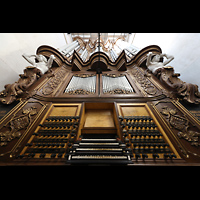 Spiieltisch und Hauptorgel perspektivisch Kampen, Sint Nicolas Bovenkerk, Spiieltisch und Hauptorgel perspektivisch