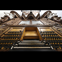 Spiieltisch und Hauptorgel perspektivisch Kampen, Sint Nicolas Bovenkerk, Spiieltisch und Hauptorgel perspektivisch