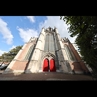 Südliche Querhausfassade Leiden, Hooglandse Kerk, Südliche Querhausfassade