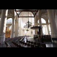 Vierung mit Willis-Orgel und Chorraum Leiden, Hooglandse Kerk, Vierung mit Willis-Orgel und Chorraum