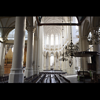 Vierung mit Willis-Orgel und Chorraum Leiden, Hooglandse Kerk, Vierung mit Willis-Orgel und Chorraum