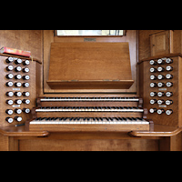 Spieltisch der Willis-Orgel Leiden, Hooglandse Kerk, Spieltisch der Willis-Orgel