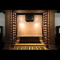 Spieltisch der de Swart/von Hagerbeer-Orgel Leiden, Hooglandse Kerk, Spieltisch der de Swart/von Hagerbeer-Orgel