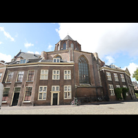 Chor von Osten vom Pieterskerkhof Leiden, Pieterskerk, Chor von Osten vom Pieterskerkhof