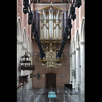 Westwand mit Hauptorgel Leiden, Pieterskerk, Westwand mit Hauptorgel