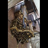 Hauptorgel seitlich perpsektivisch Leiden, Pieterskerk, Hauptorgel seitlich perpsektivisch