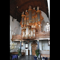 Orgelempore seitlich Maassluis, Grote Kerk, Orgelempore seitlich