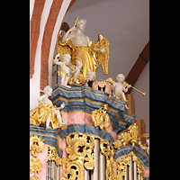 Wroclaw (Breslau), Bazylika sw. Elzbiety (St. Elisabeth), Figuren auf dem linken Pedalturm (C-Seite)