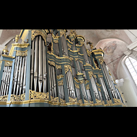 Vilnius, Šv. Jonu Bažnycia (St. Johannes) - Hauptorgel, Orgelprospekt seitlich