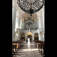 Vilnius, Šv. Jonu Bažnycia (St. Johannes), Oginskiu koplycios (Oginski-Kapelle), Innenraum in Richtung Orgel