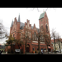 Berlin - Kpenick, Christophoruskirche Friedrichshagen, Auenansicht der Kirche