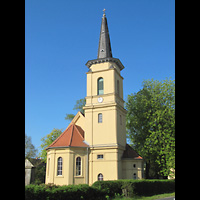 Berlin (Treptow), Dorfkirche Bohnsdorf, Außenansicht der Kirche