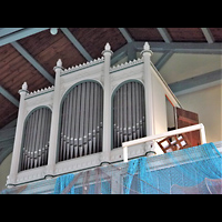 Berlin - Kpenick, Dorfkirche Rahnsdorf, Orgel seitlich