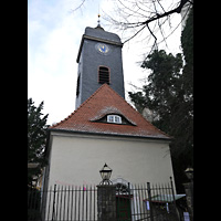 Berlin - Neukölln, Dorfkirche Rixdorf (Bethlehemskirche), Kirchturm