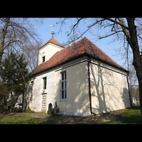 Berlin - Kpenick, Dorfkirche Schmckwitz, Auenansicht der Kirche