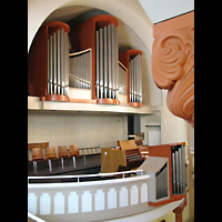 Berlin (Reinickendorf), Dorfkirche Alt Tegel (ev.) - Positiv, Orgel seitlich